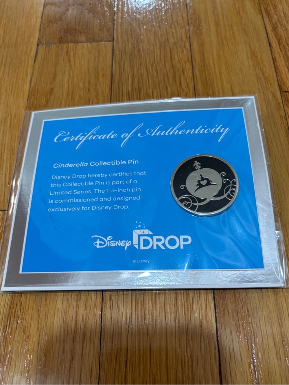Disney Drop Cinderella Pin